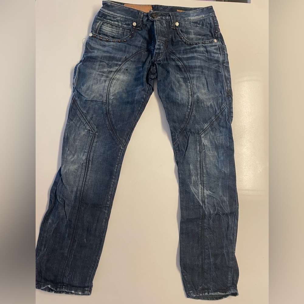 Takeshy Kurosawa Distressee Made in Italy Jeans